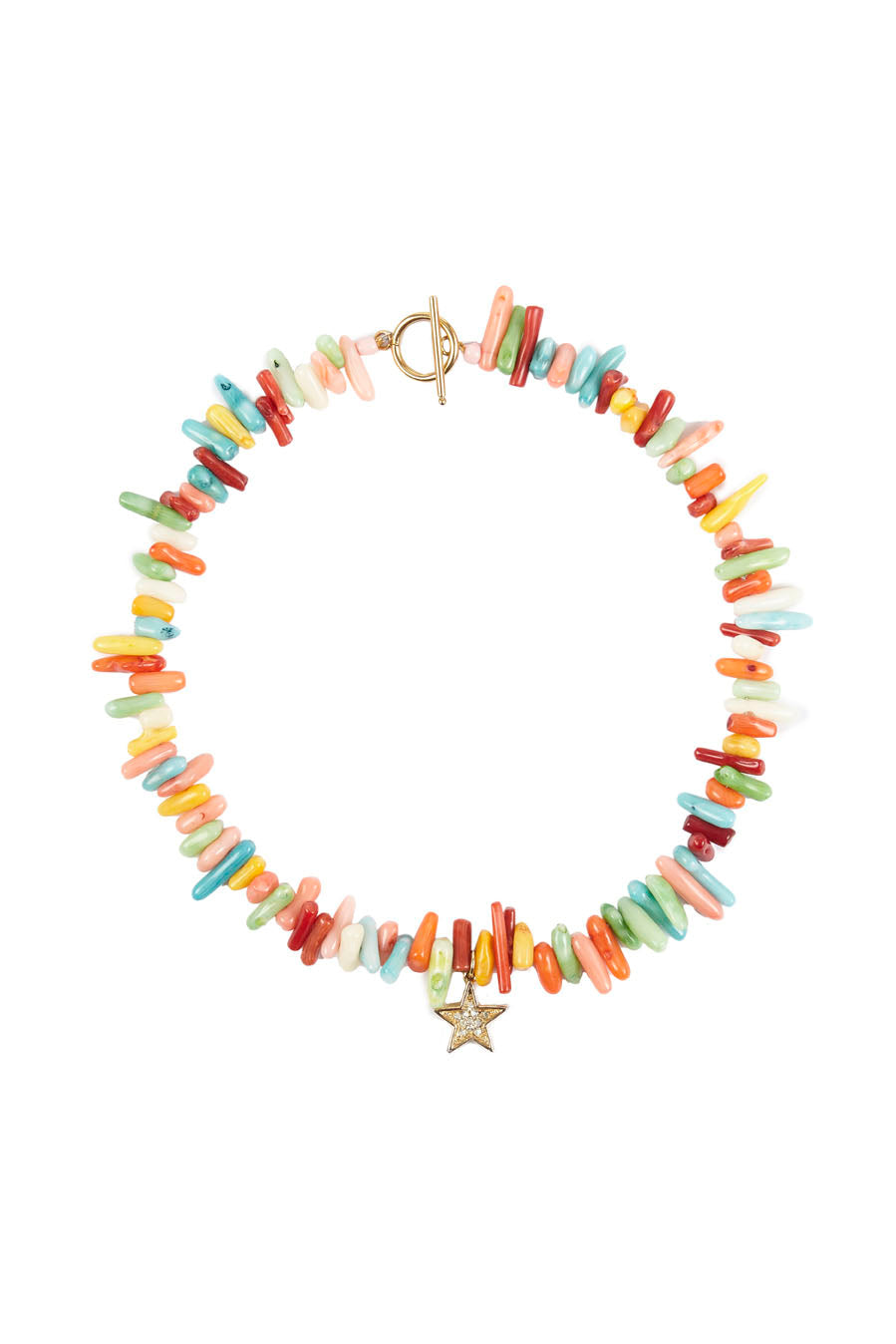 Coral Star Necklace