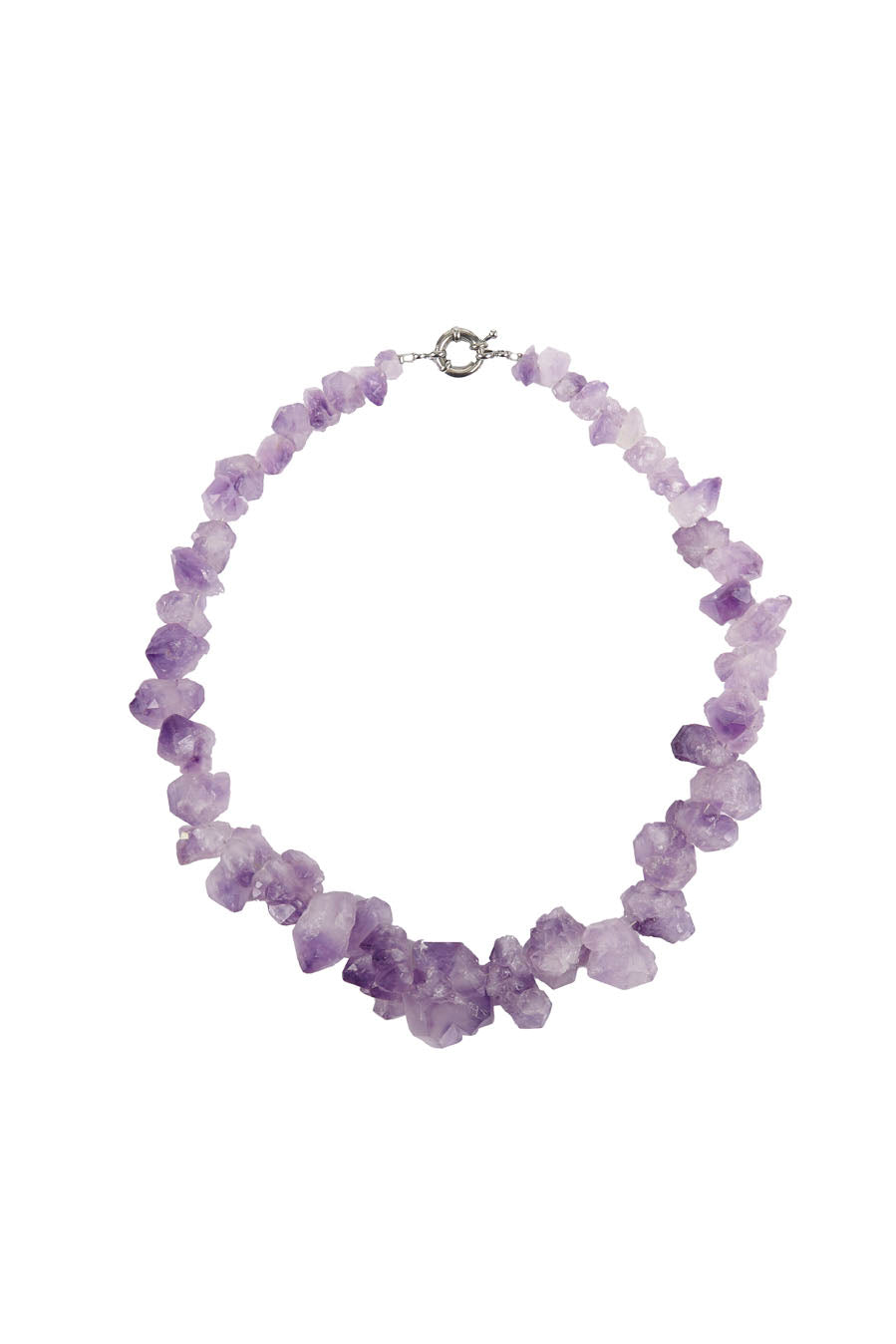 Amethyst Power Rock Necklace