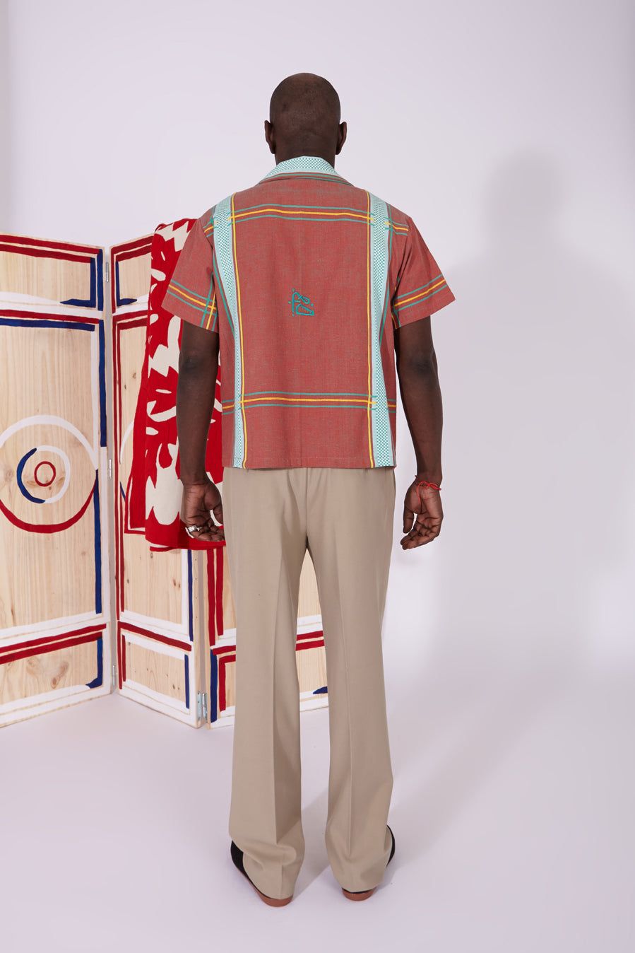 Paloma - Terracota check