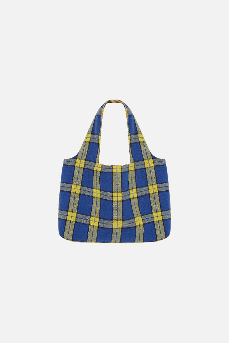 Small Tote- Senegal check