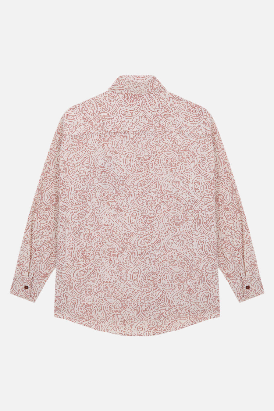 Kranidi - Burgundy paisley outline
