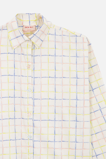 Kranidi - Painterly pastel check