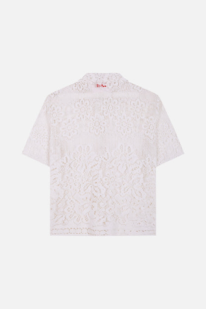 Paloma - Lace daisy pastel multi button
