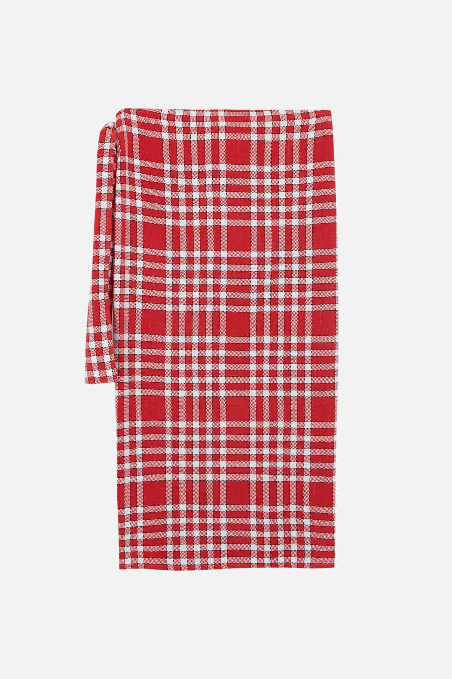 Malvarosa - Wrap skirt- masai red check